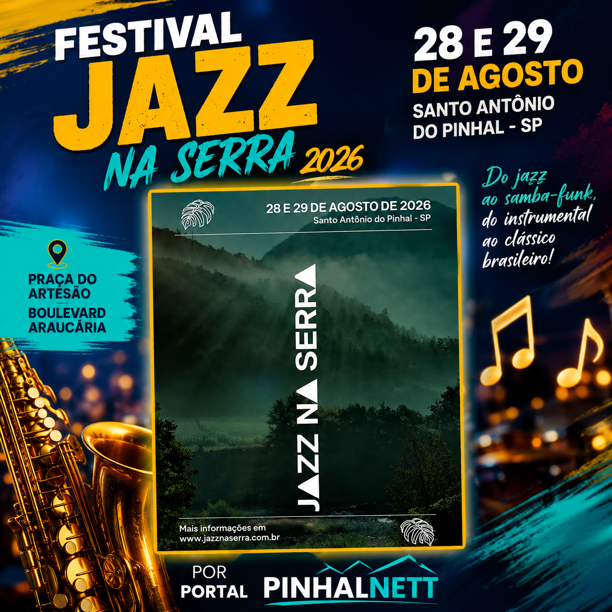 Jazz na Serra 2026, Santo Antonio do Pinhal